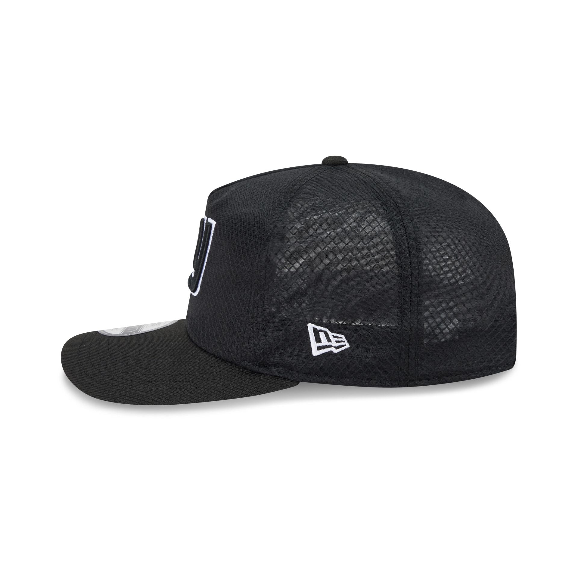 New York Giants Black & White Mesh 19TWENTY Trucker Hat