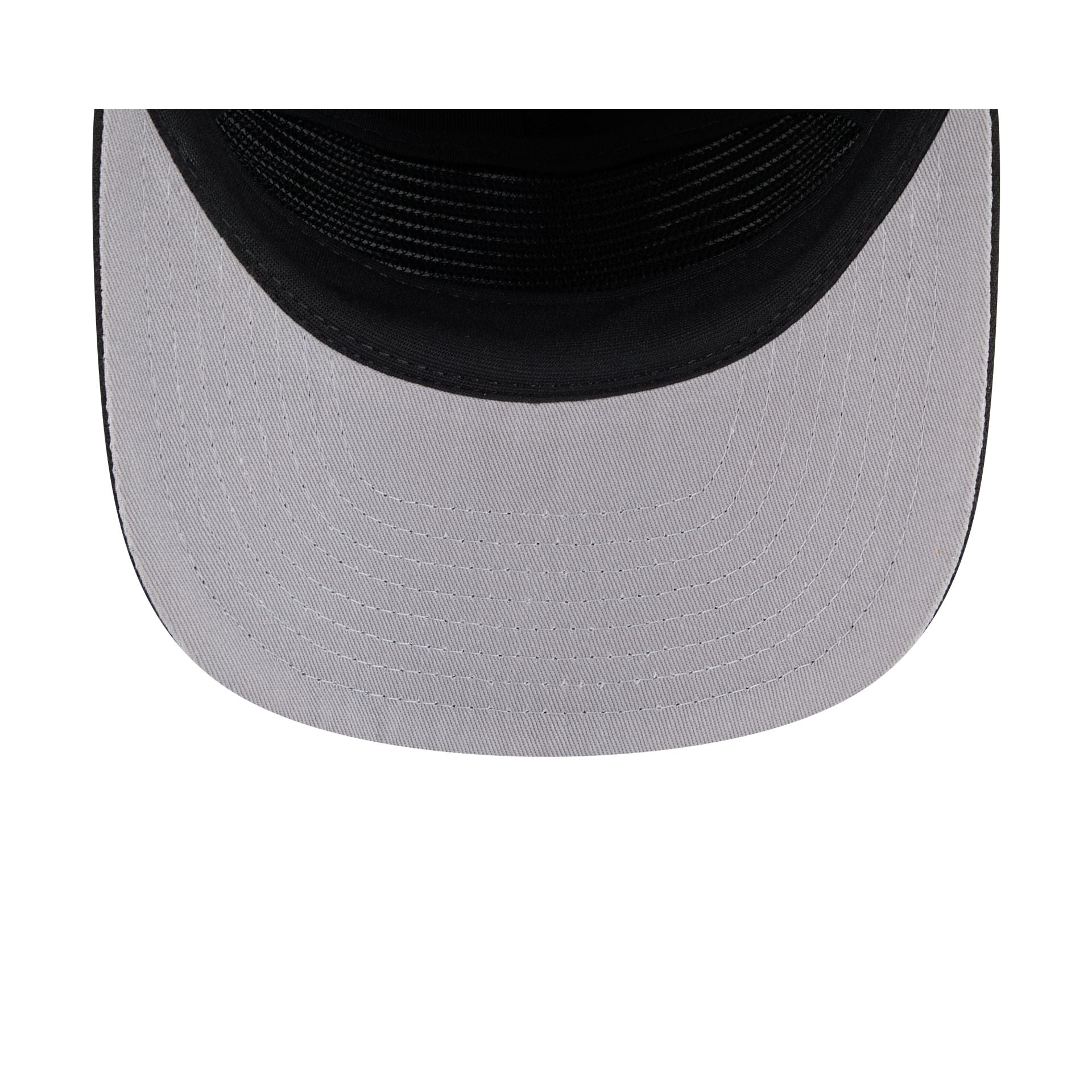 Miami Dolphins Black & White Mesh 19TWENTY Trucker Hat