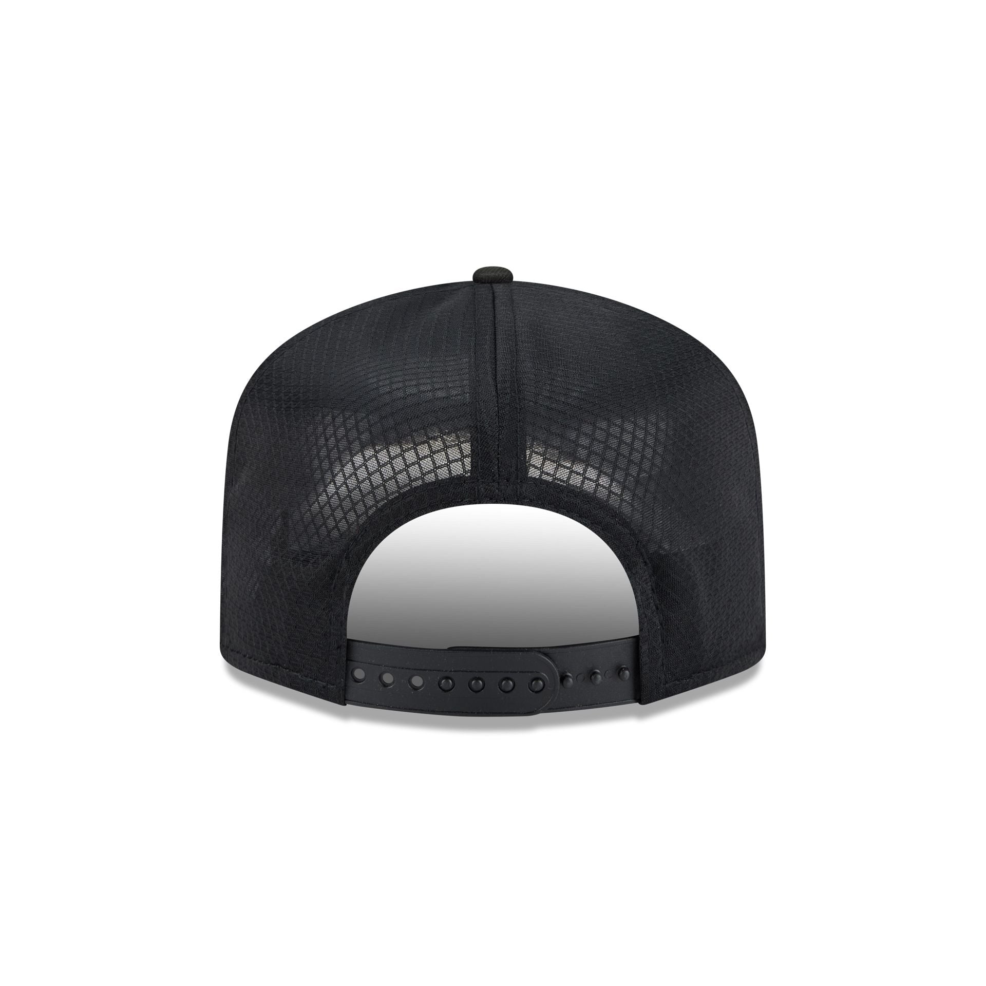 New England Patriots Black & White Mesh 19TWENTY Trucker Hat