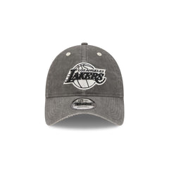 Los Angeles Lakers Washed Black Cotton 9TWENTY Adjustable Hat