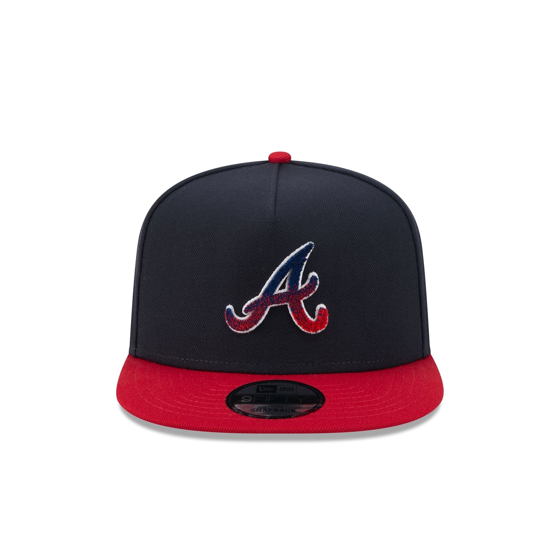 Atlanta Braves Fade Logo 9FIFTY A-Frame Snapback Hat