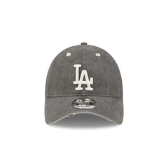 Los Angeles Dodgers Washed Black Cotton 9TWENTY Adjustable Hat
