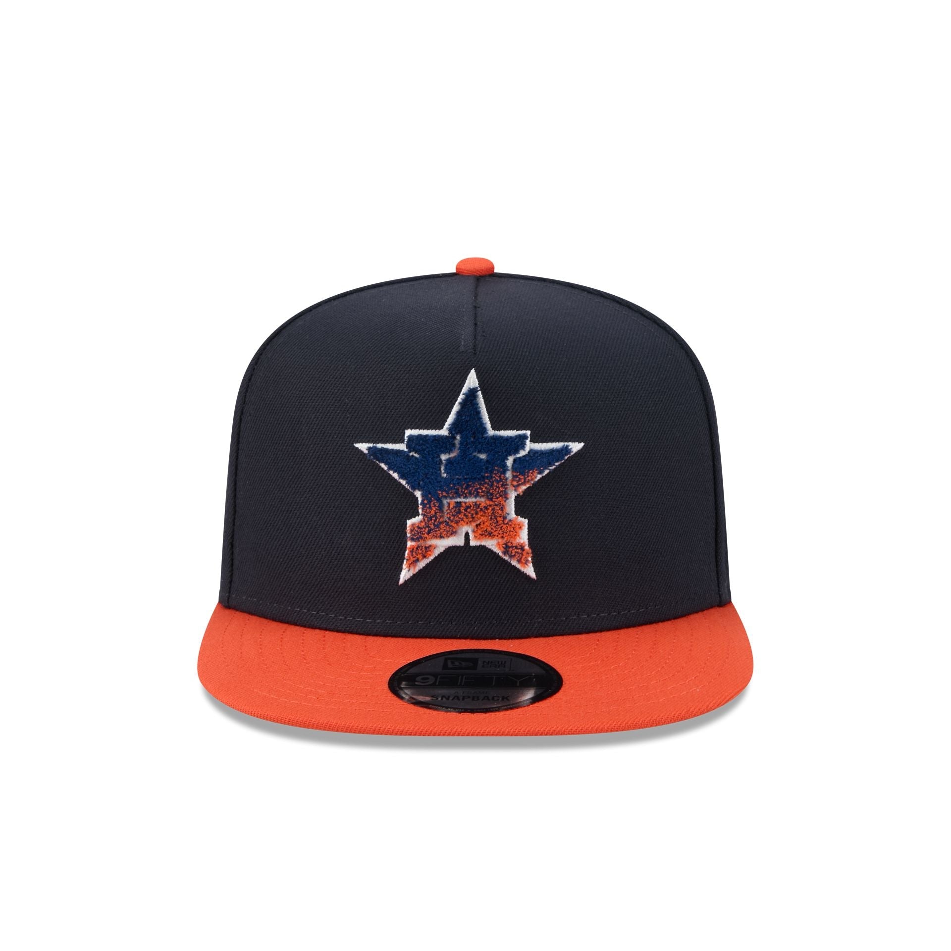 Houston Astros Fade Logo 9FIFTY A-Frame Snapback Hat