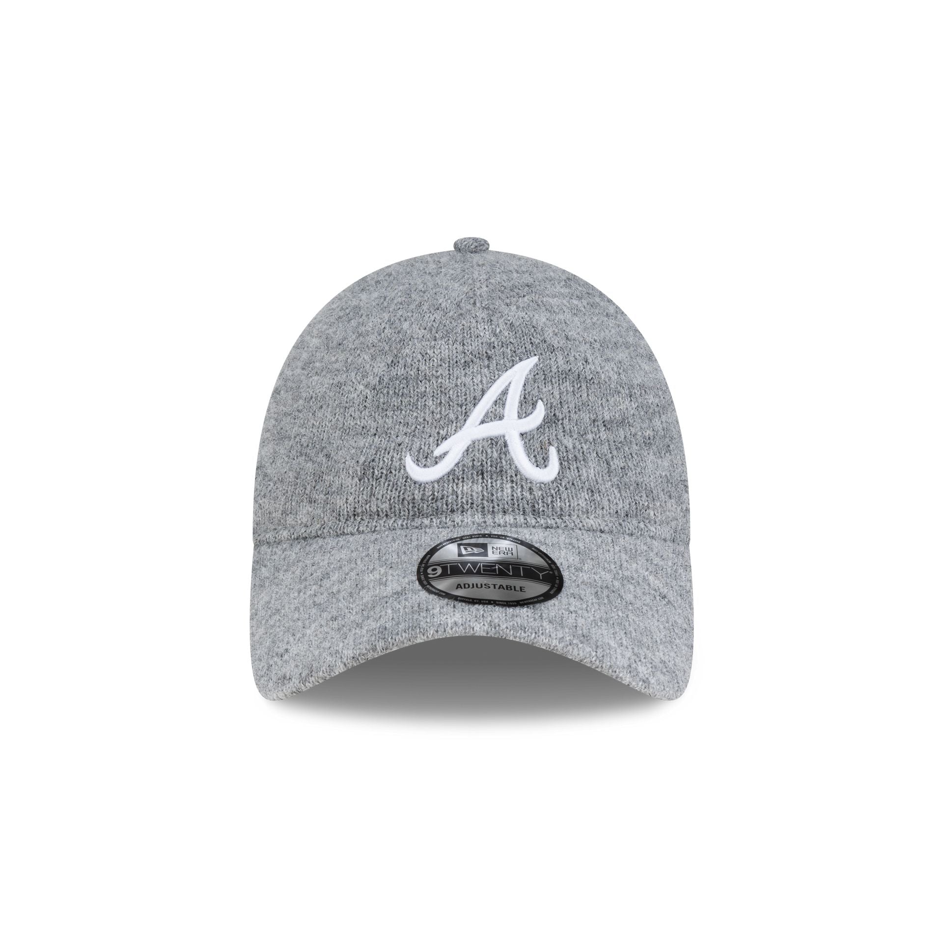 Atlanta Braves Gray Wool 9TWENTY Adjustable Hat