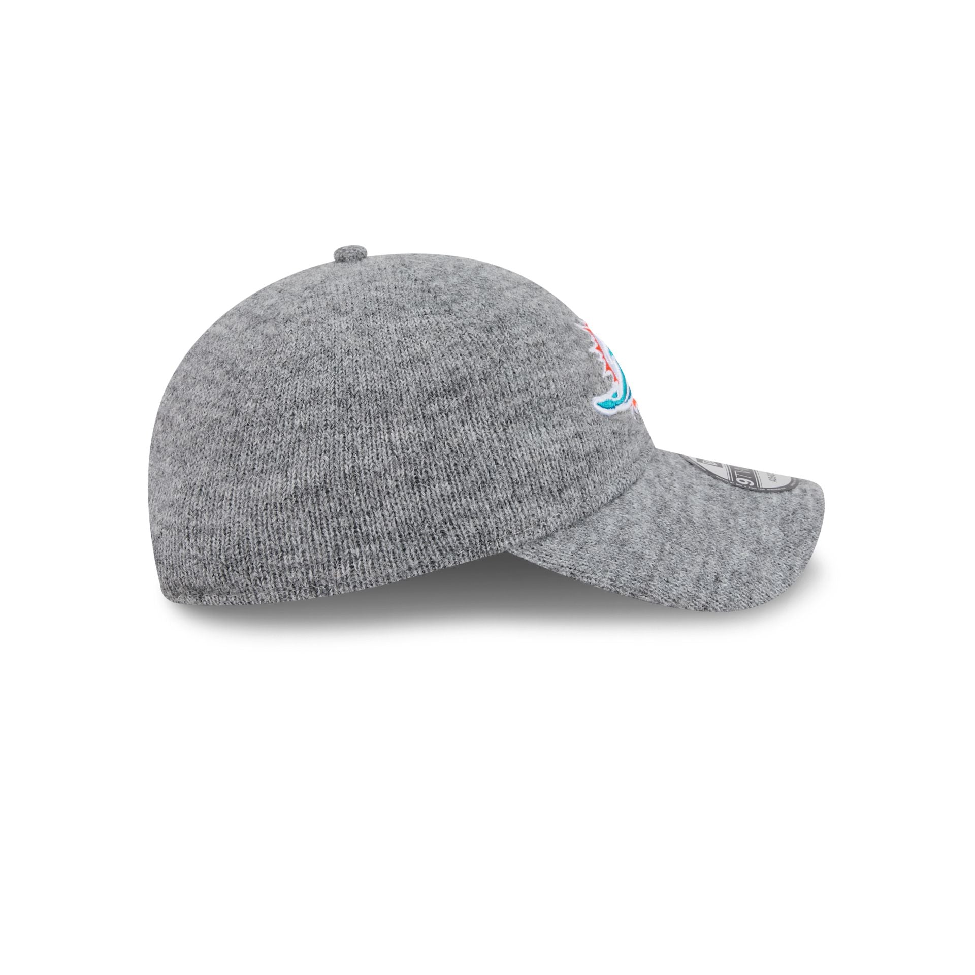 Miami Dolphins Gray Wool 9TWENTY Adjustable Hat
