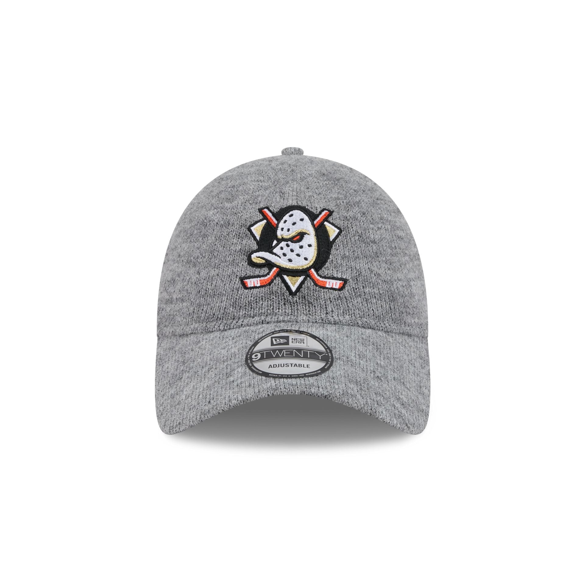 Anaheim Ducks Gray Wool 9TWENTY Adjustable Hat