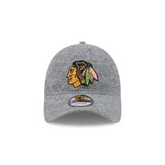 Chicago Blackhawks Gray Wool 9TWENTY Adjustable Hat
