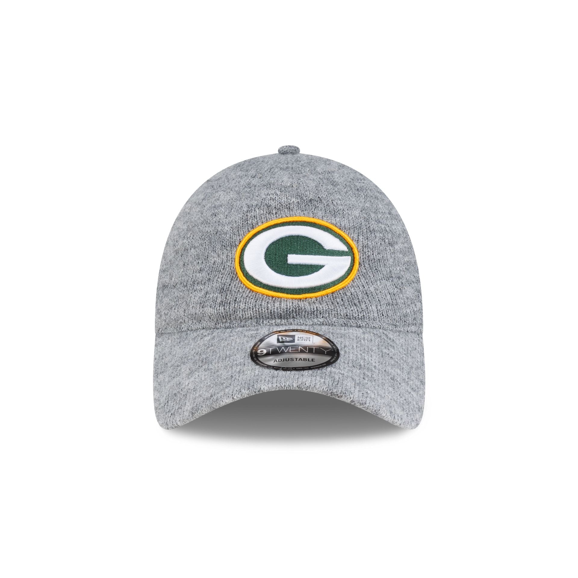 Green Bay Packers Gray Wool 9TWENTY Adjustable Hat