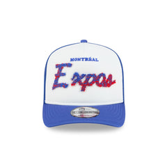 Montreal Expos Fade Script 9FIFTY A-Frame Trucker Hat