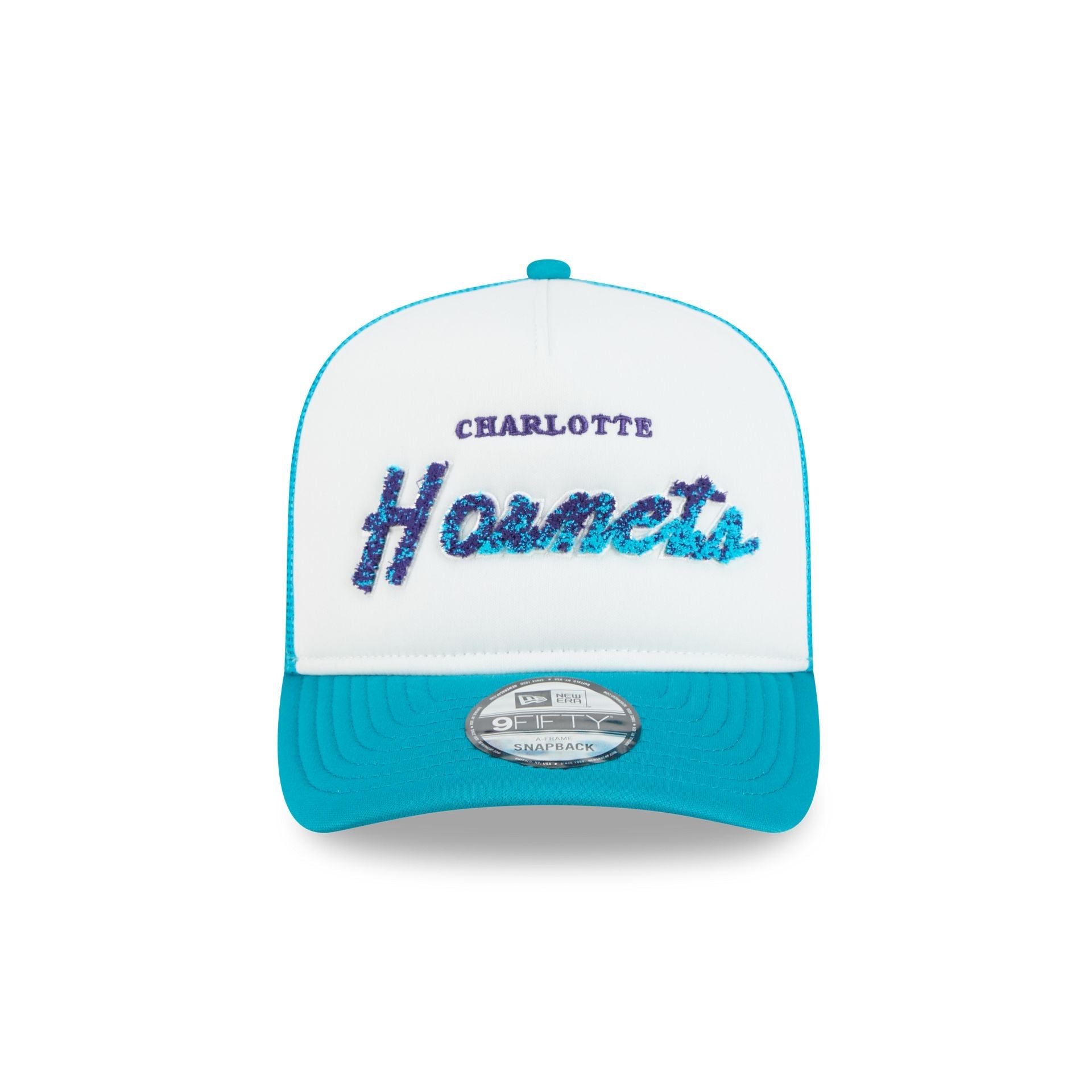 Charlotte Hornets Fade Script 9FIFTY A-Frame Trucker Hat