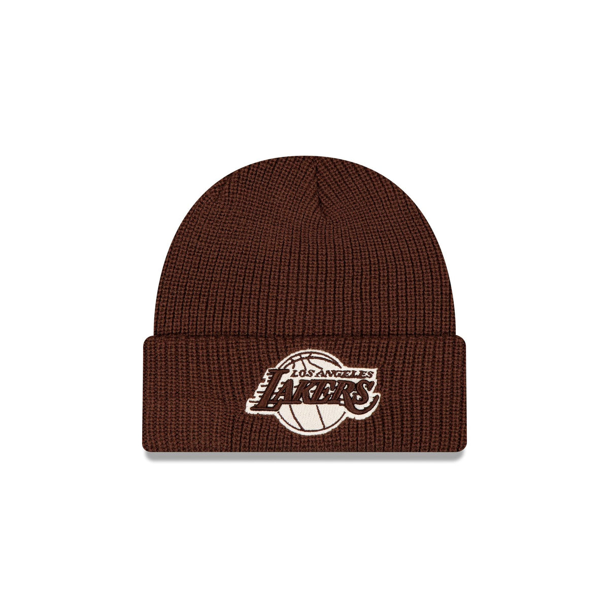 Los Angeles Lakers Walnut Cuff Knit Beanie Hat