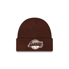 Los Angeles Lakers Walnut Cuff Knit Beanie Hat