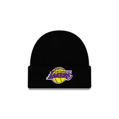 Los Angeles Lakers Black Cuff Knit Beanie Hat