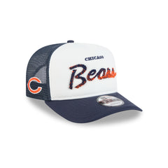 Chicago Bears Fade Script 9FIFTY A-Frame Trucker Hat