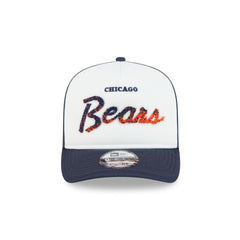 Chicago Bears Fade Script 9FIFTY A-Frame Trucker Hat