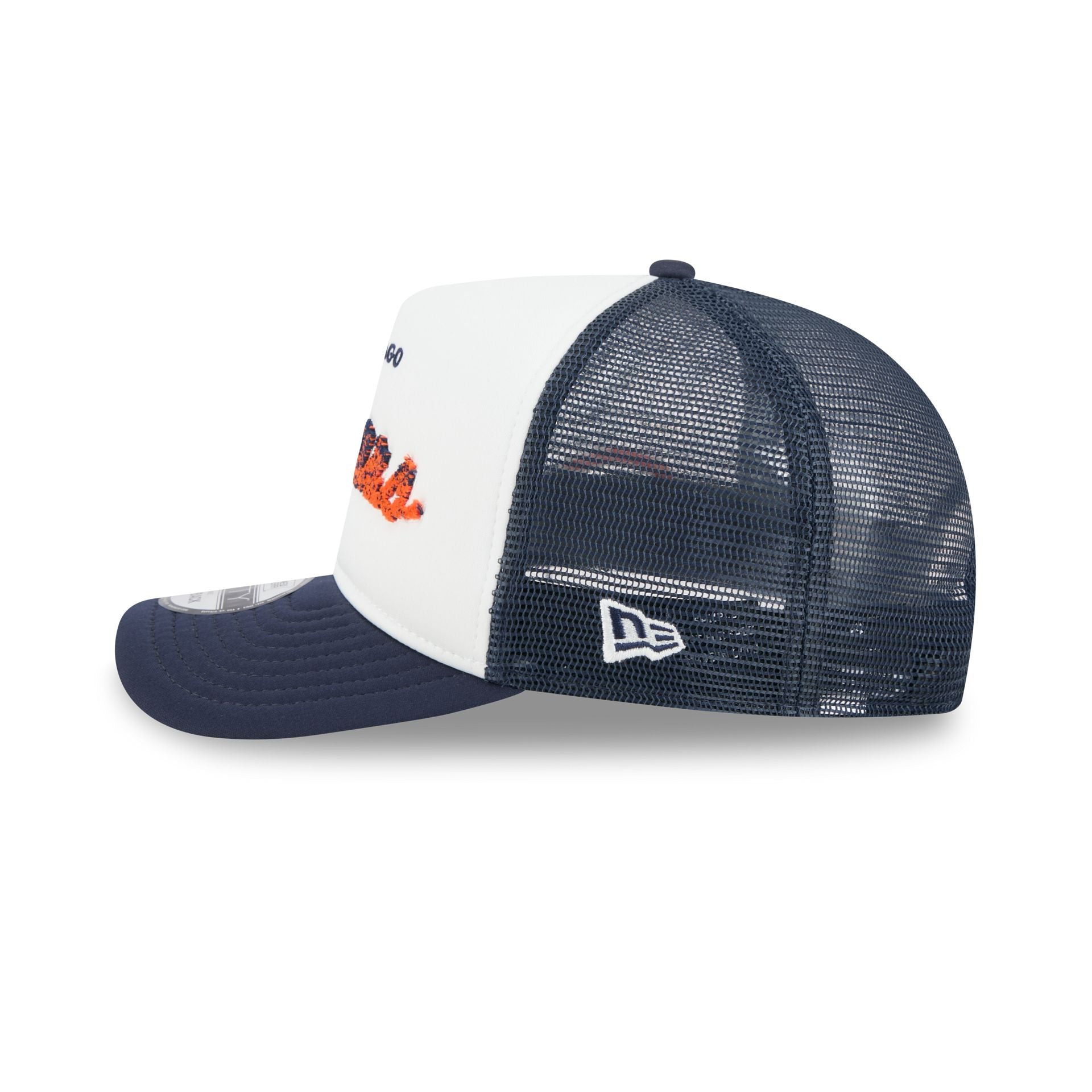Chicago Bears Fade Script 9FIFTY A-Frame Trucker Hat