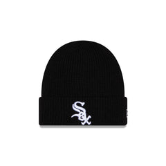 Chicago White Sox Black Cuff Knit Beanie Hat
