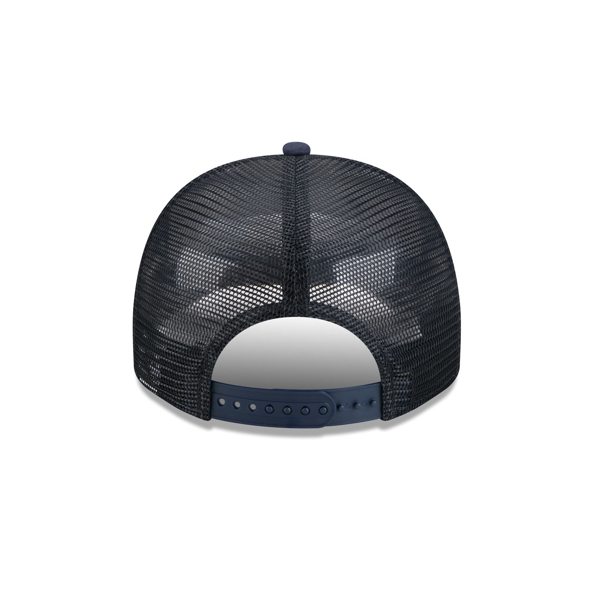 New York Yankees Fade Script 9FIFTY A-Frame Trucker Hat