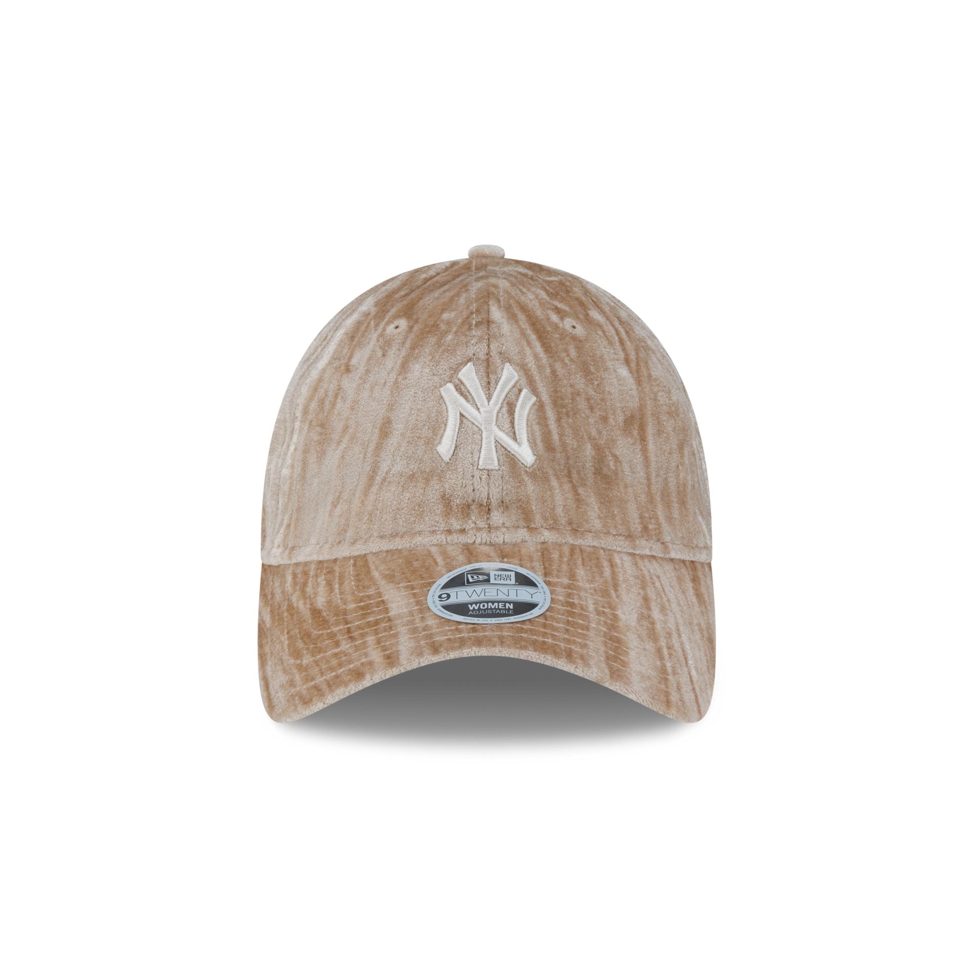 New York Yankees Stone Velour Women's 9TWENTY Adjustable Hat