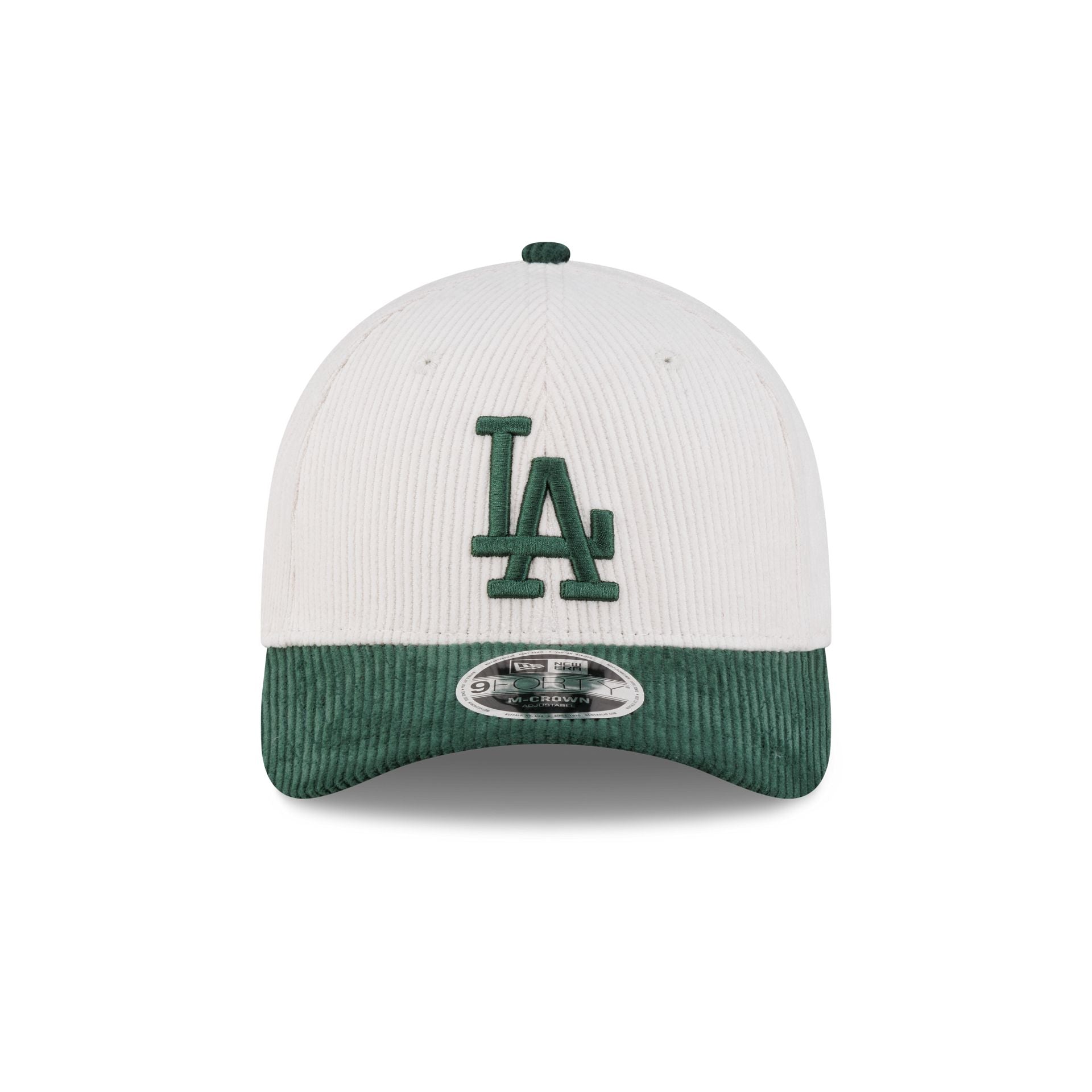Los Angeles Dodgers Stone Green Corduroy 9FORTY M-Crown Adjustable Hat