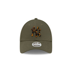 New York Yankees Animal Print Olive Green Women's 9FORTY Adjustable Hat
