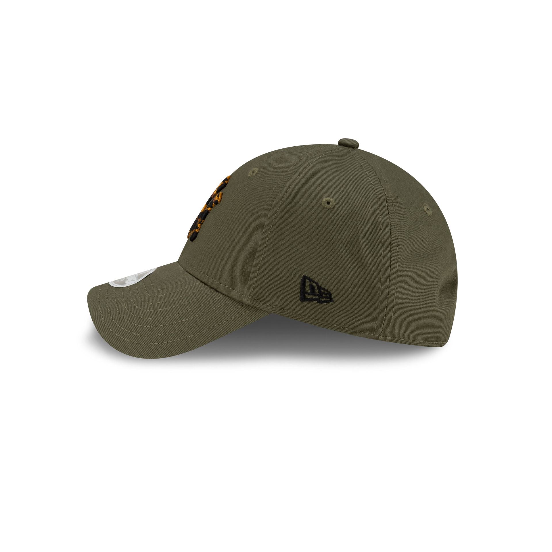 New York Yankees Animal Print Olive Green Women's 9FORTY Adjustable Hat