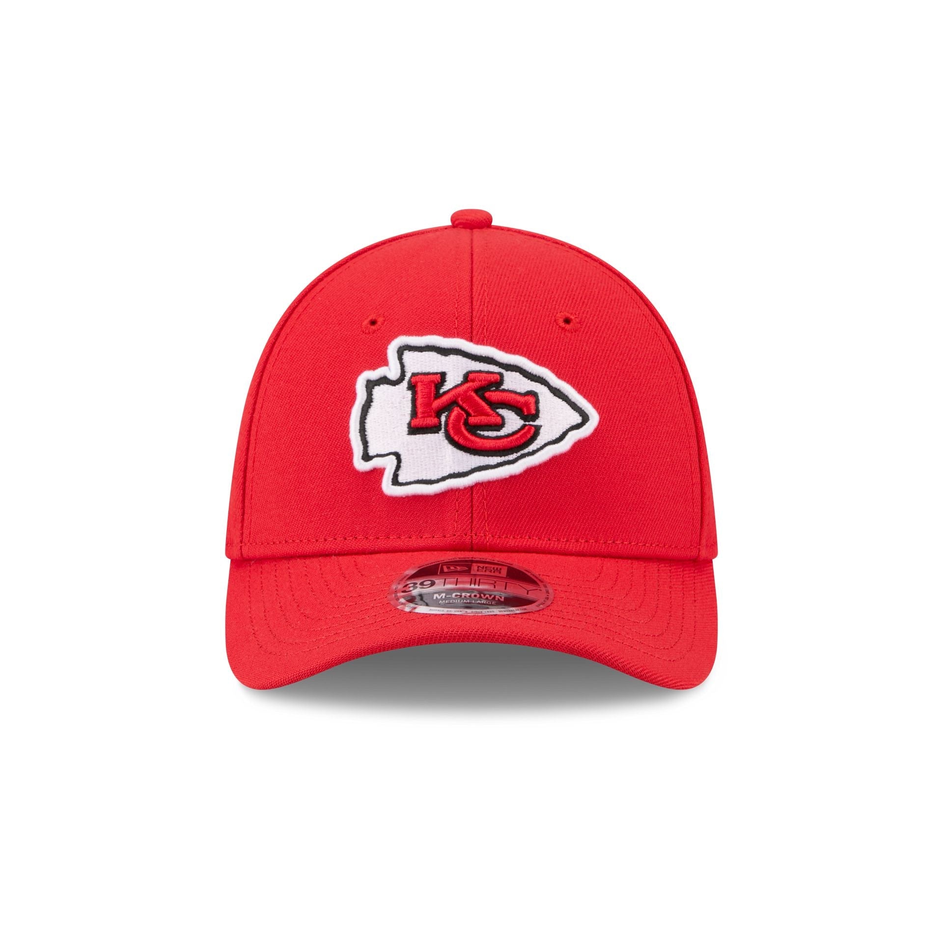 Kansas City Chiefs Team 39THIRTY M-Crown Stretch Fit Hat
