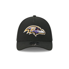 Baltimore Ravens Poly 39THIRTY M-Crown A-Frame Stretch Fit Hat