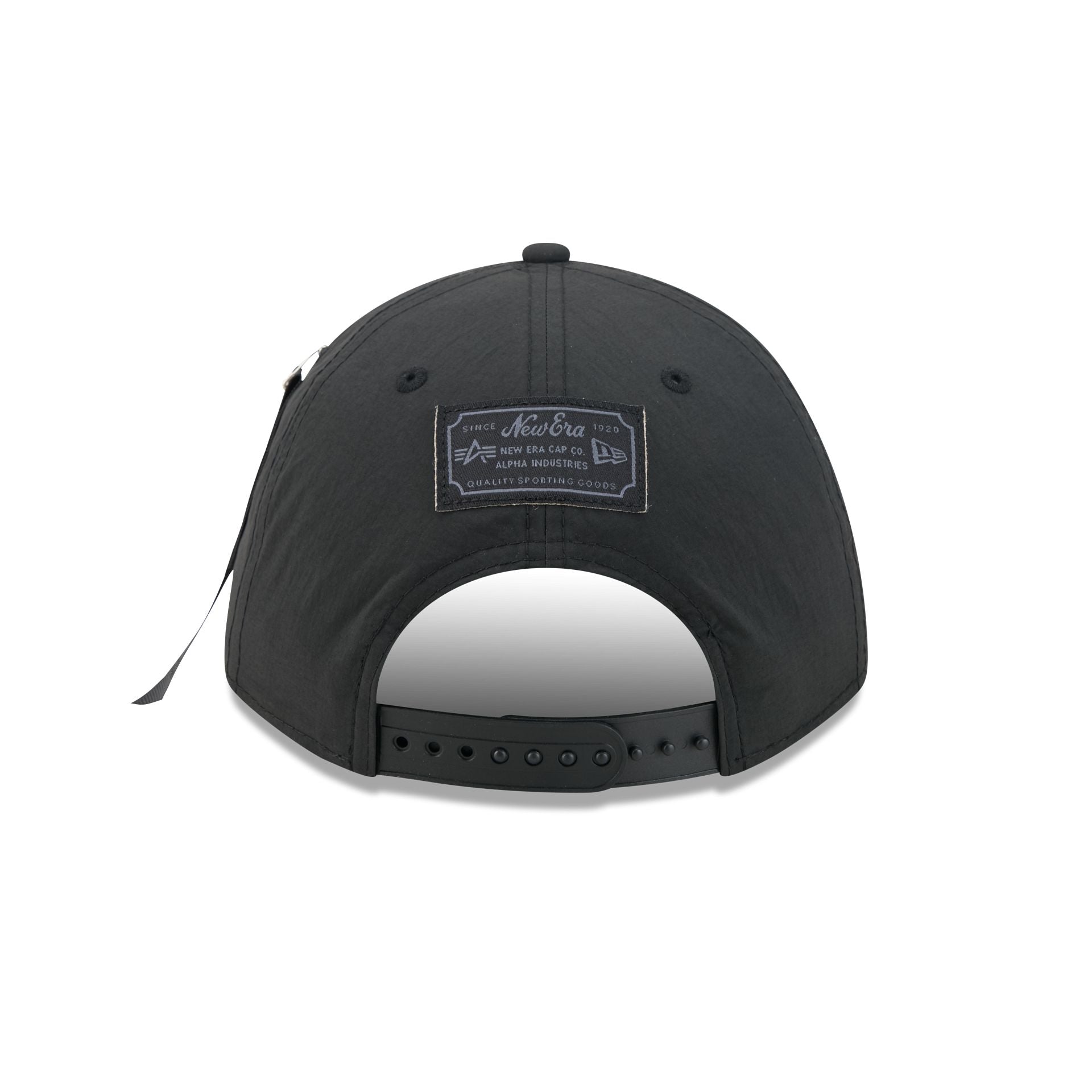 Alpha Industries x Golden State Warriors Nylon Black 9FORTY M-Crown A-Frame Snapback Hat