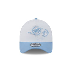 Miami Dolphins Chrome Ghost 9FORTY A-Frame Snapback Hat