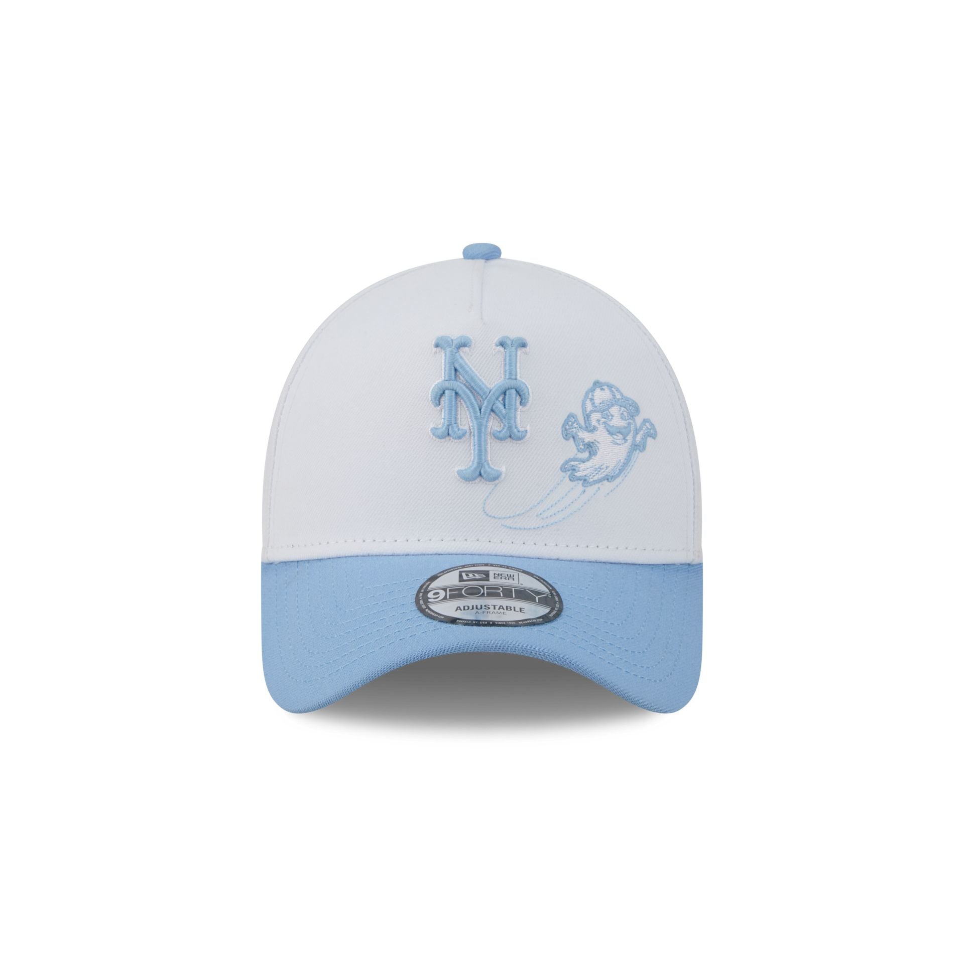 New York Mets Chrome Ghost 9FORTY A-Frame Snapback Hat