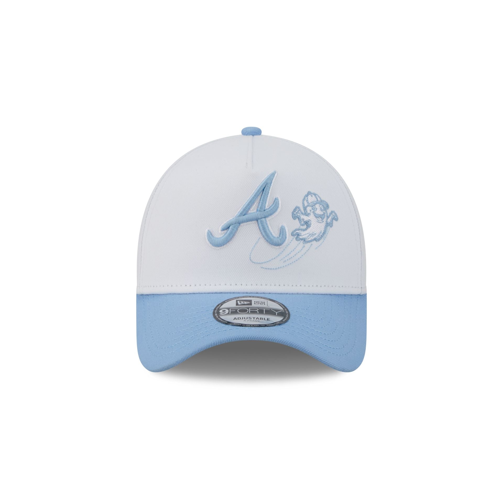 Atlanta Braves Chrome Ghost 9FORTY A-Frame Snapback Hat