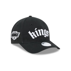Los Angeles Kings Gothic Font Women's 9FORTY M-Crown Snapback Hat
