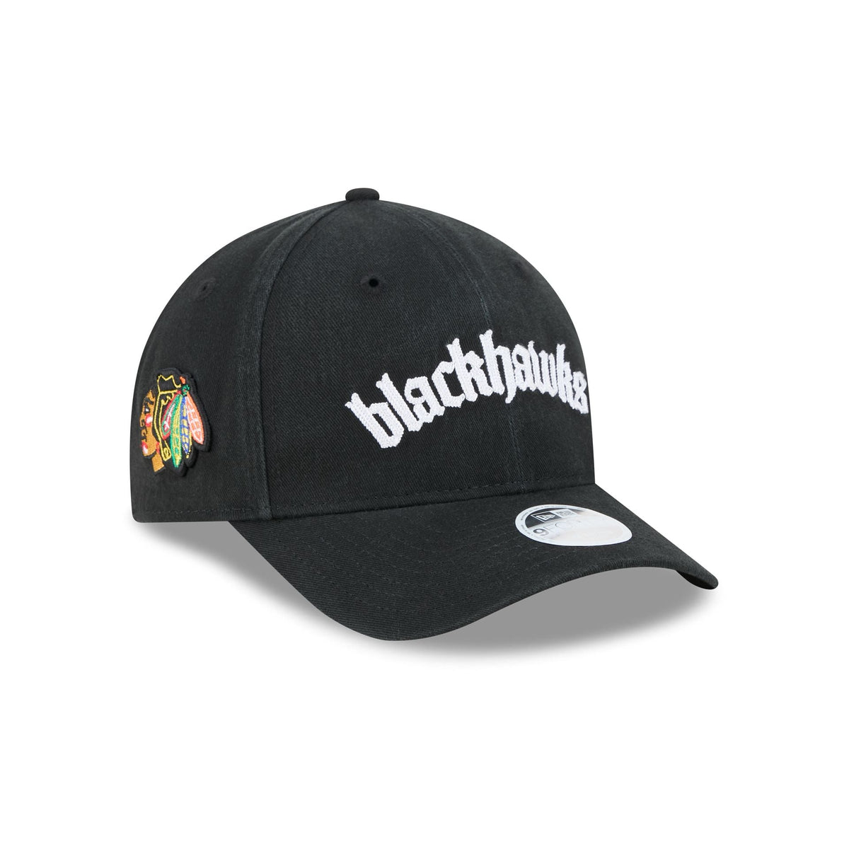 Chicago Blackhawks Gothic Font Women's 9FORTY M-Crown Snapback Hat