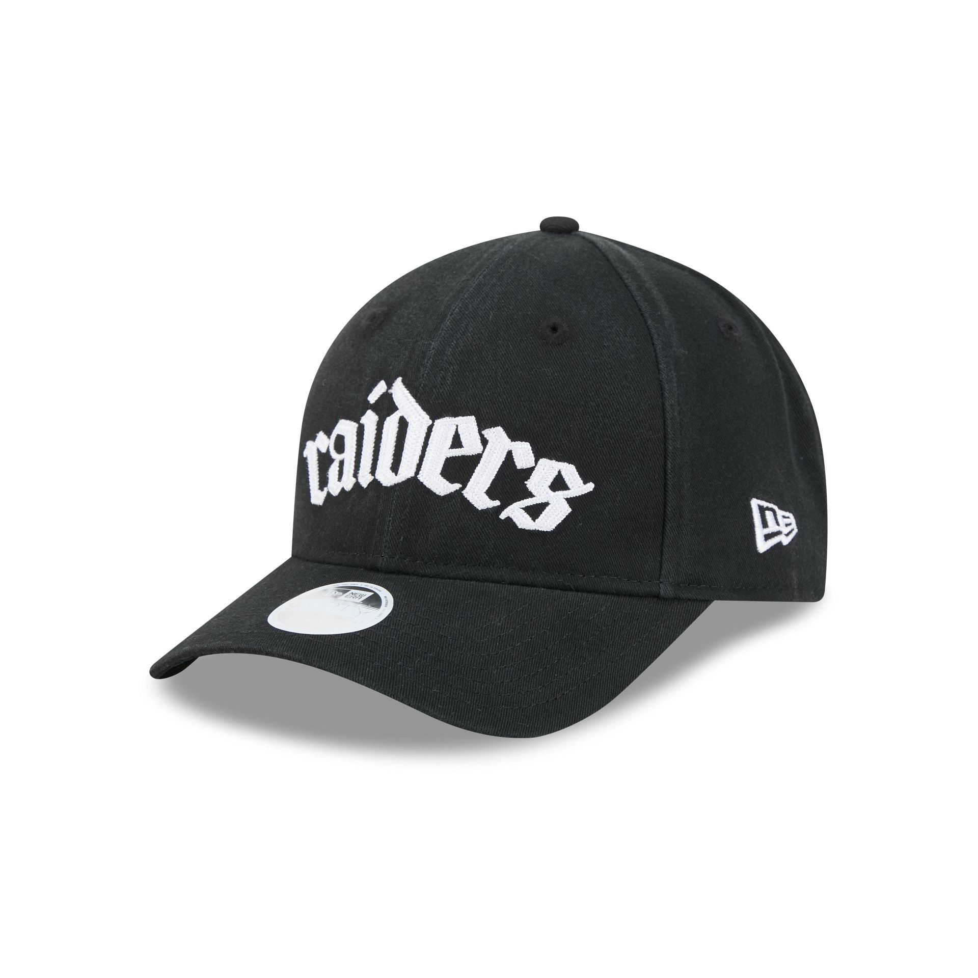 Las Vegas Raiders Gothic Font Women's 9FORTY M-Crown Snapback Hat