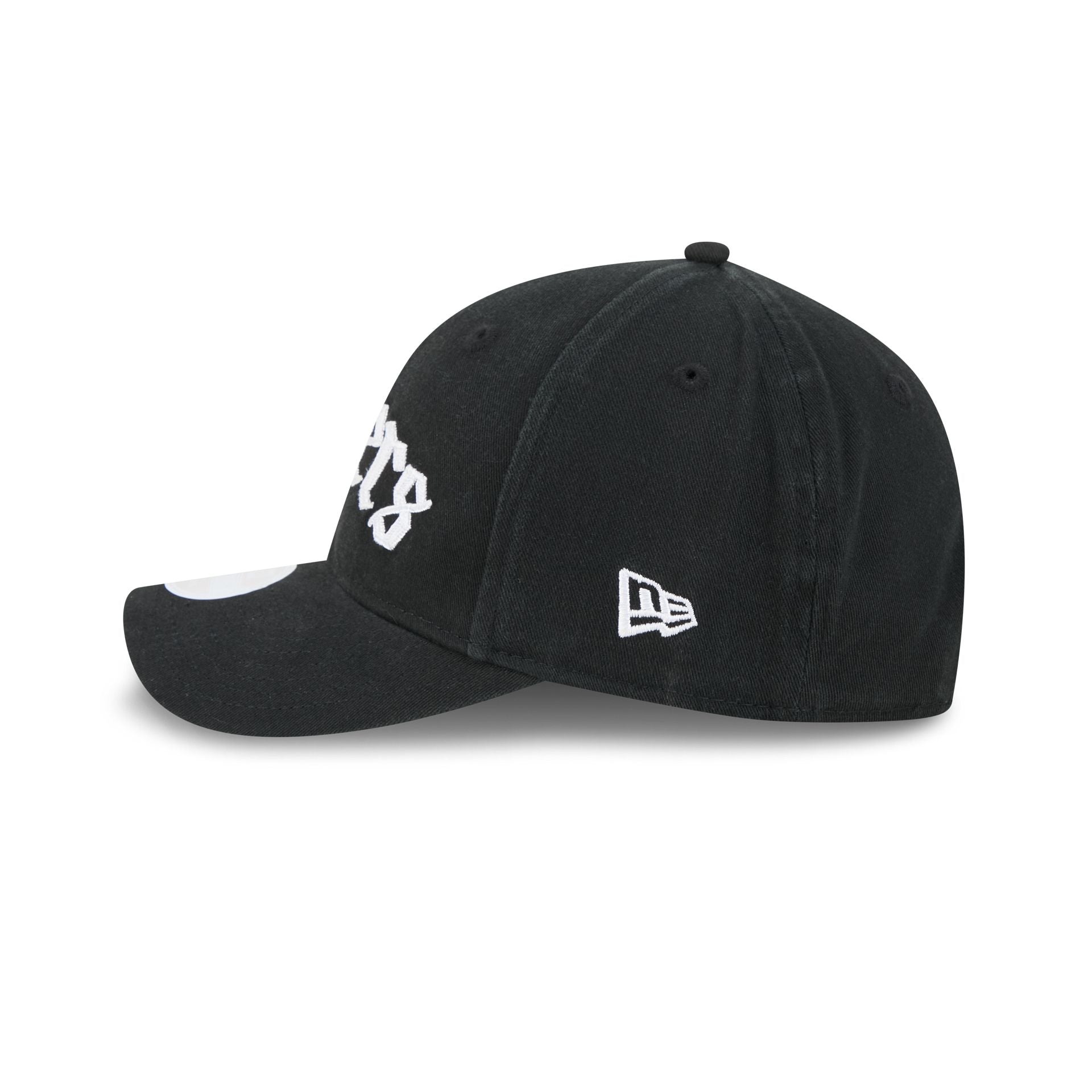 Las Vegas Raiders Gothic Font Women's 9FORTY M-Crown Snapback Hat