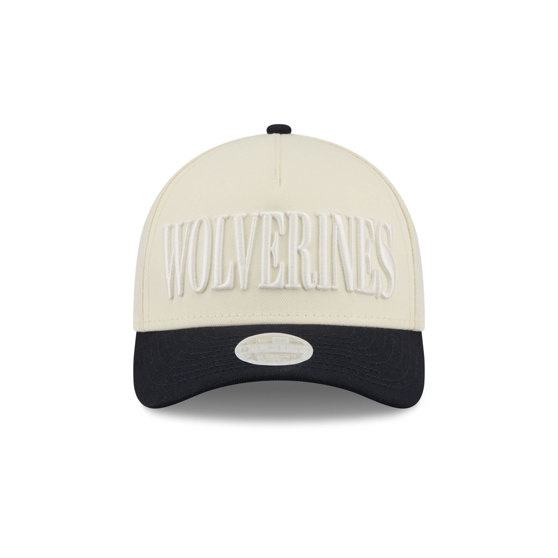 Michigan Wolverines Two Tone Chrome Women's 9FORTY M-Crown A-Frame Snapback Hat