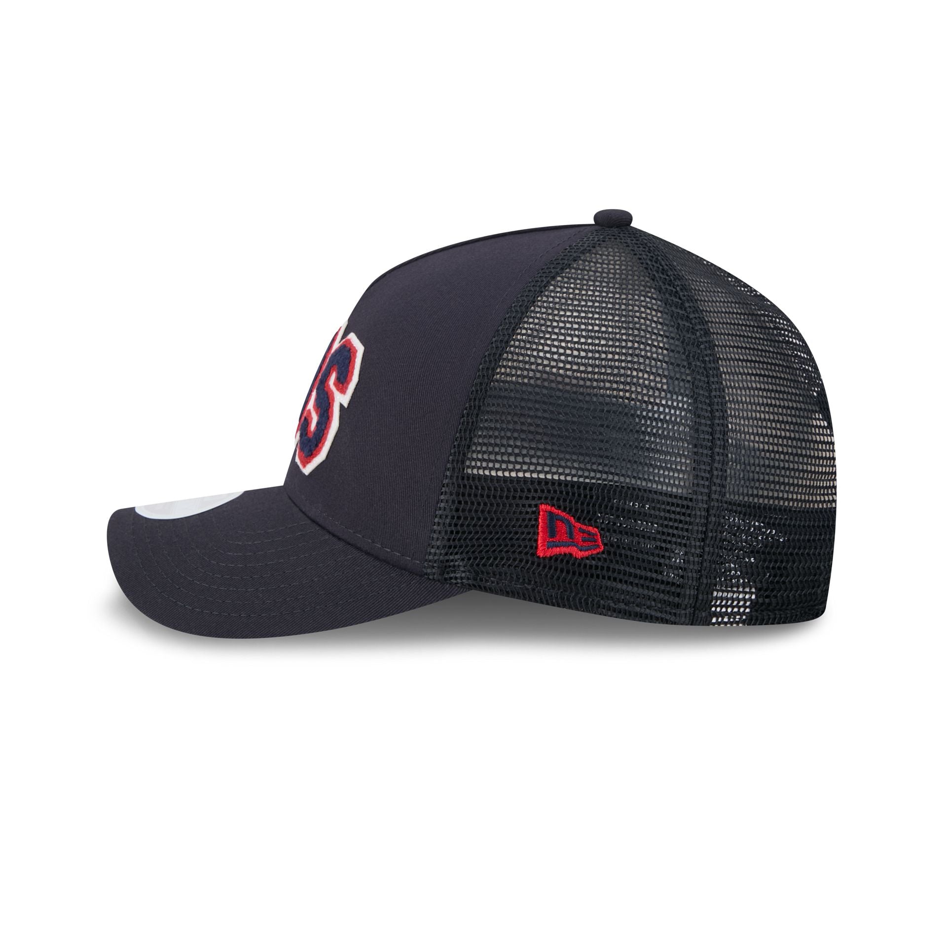 Boston Red Sox Scoreboard Women's 9FORTY M-Crown A-Frame Trucker Hat