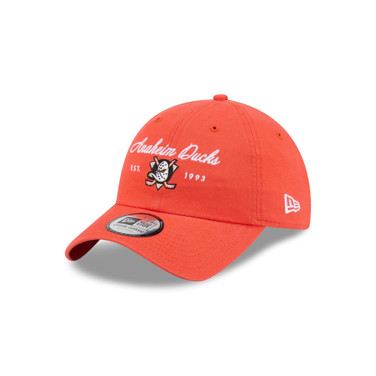 Anaheim Ducks Script Wordmark Casual Classic Adjustable Hat