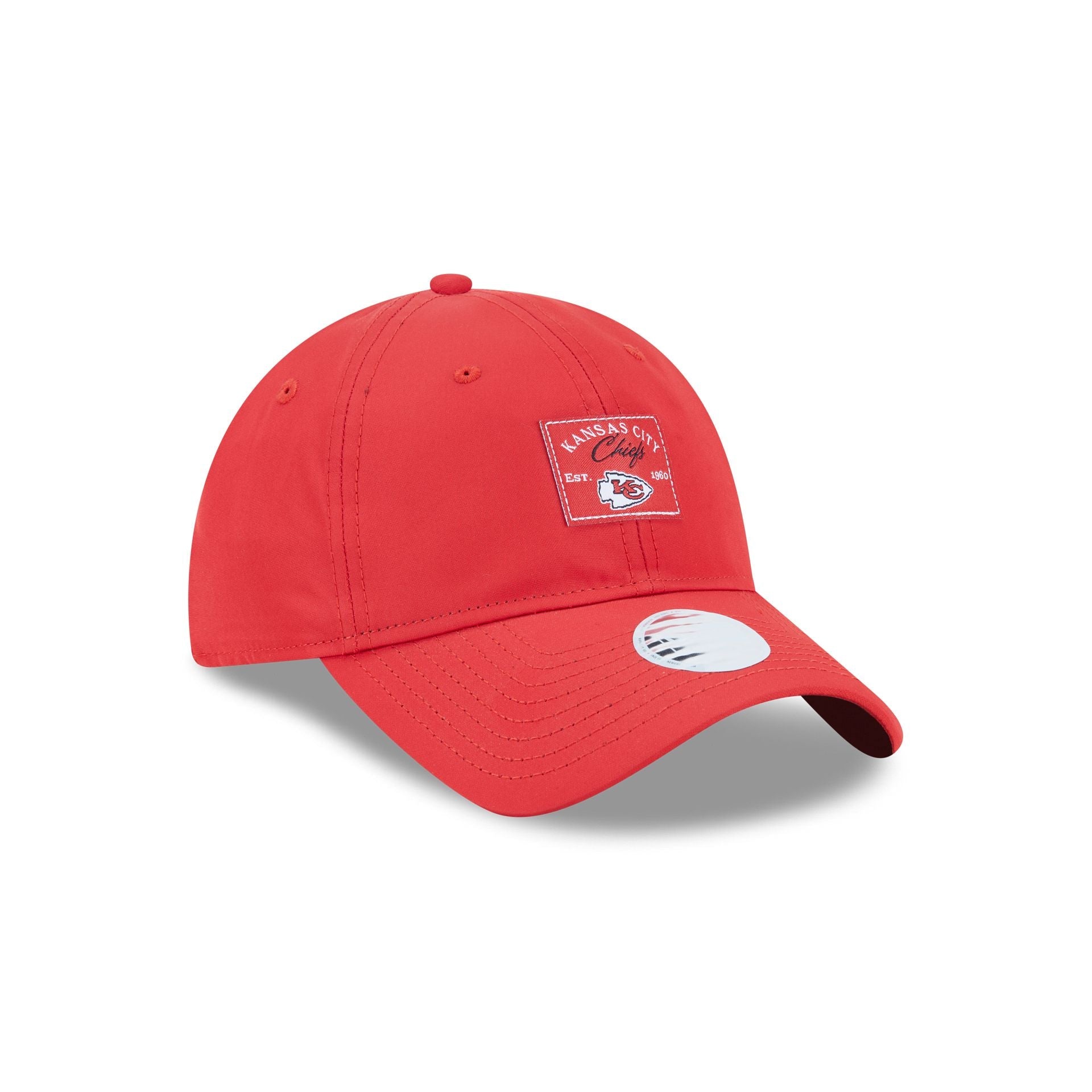 Kansas City Chiefs Woven Patch Women's Open Back Ponytail Hat