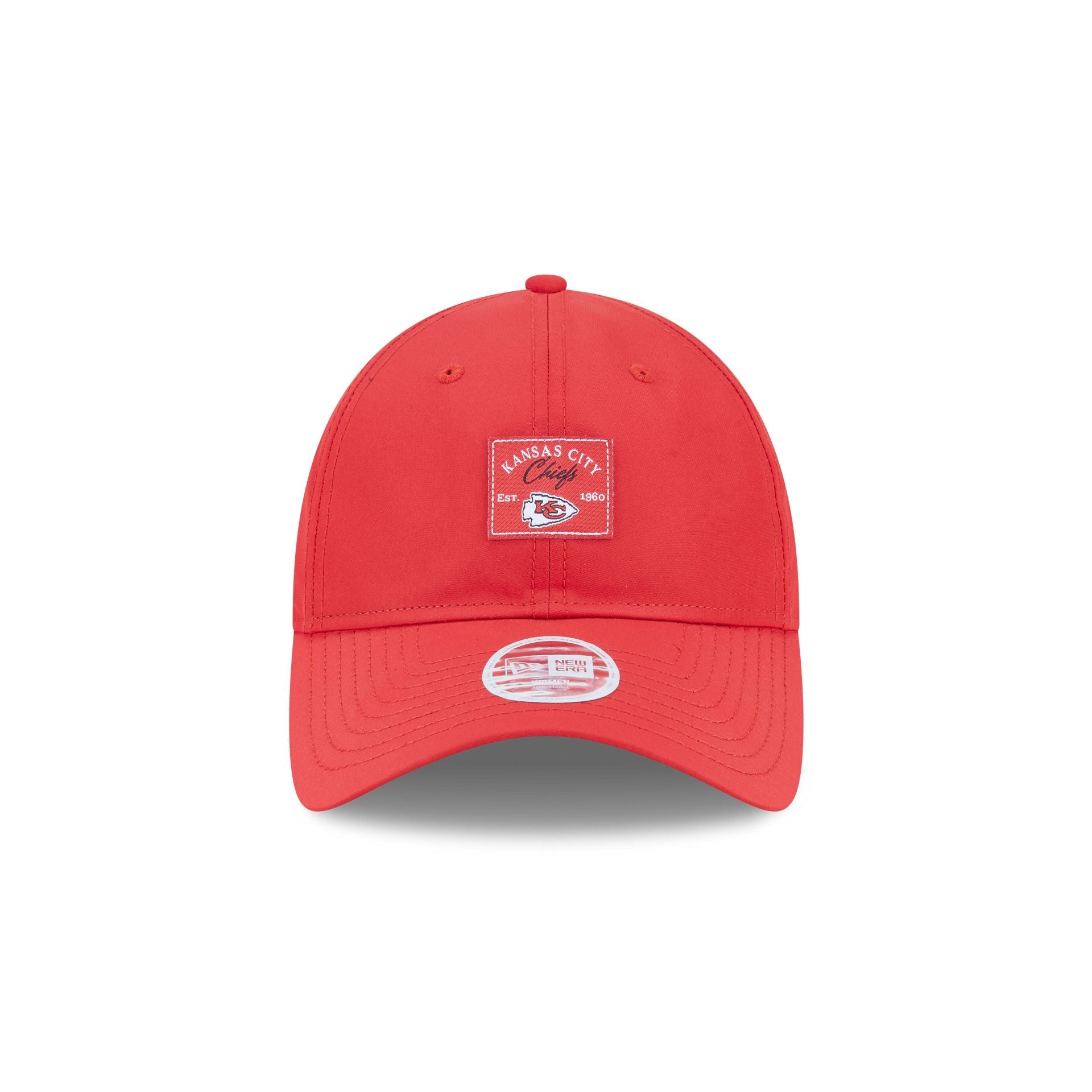 Kansas City Chiefs Woven Patch Women's Open Back Ponytail Hat