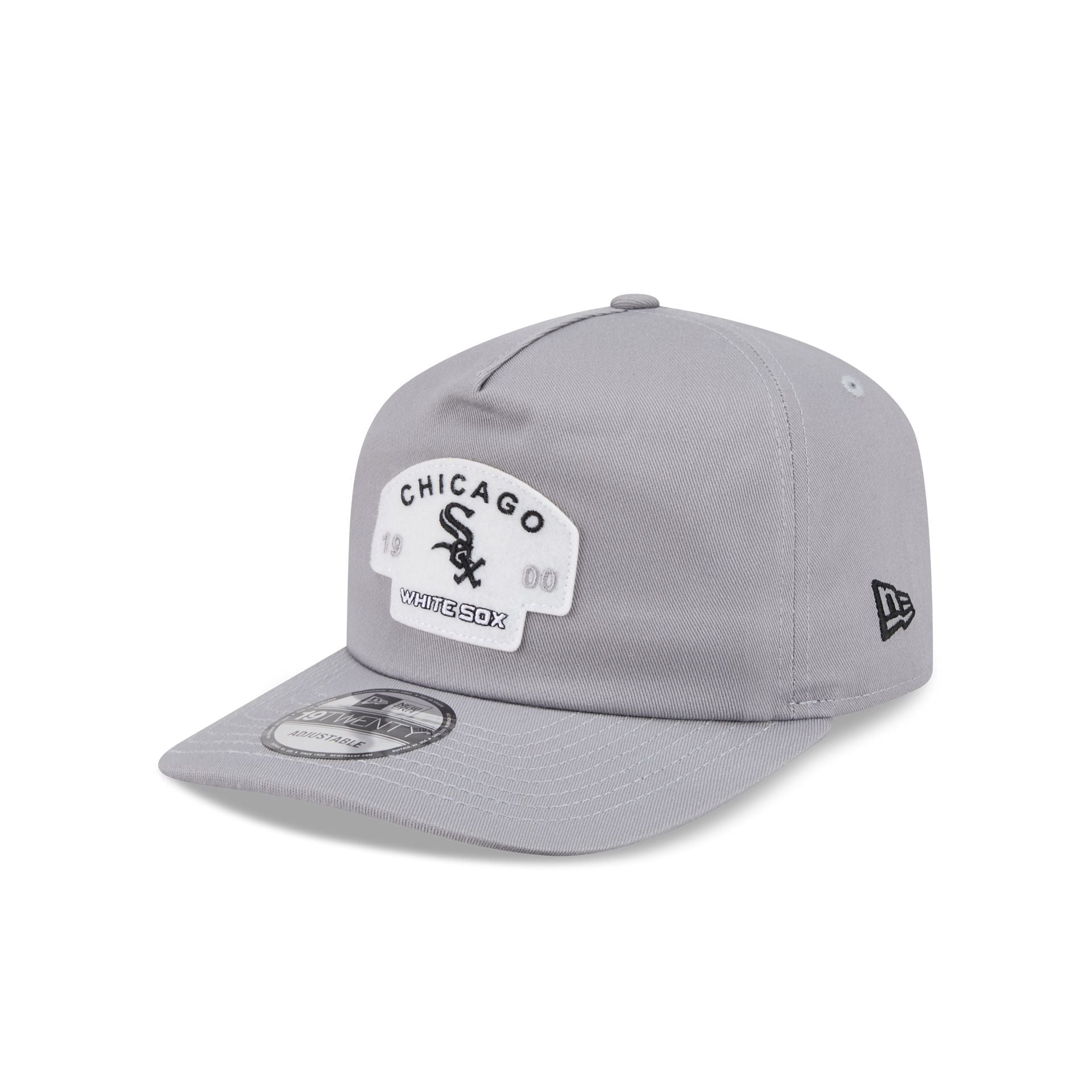 Chicago White Sox Felt Patch Gray 19TWENTY Snapback Hat