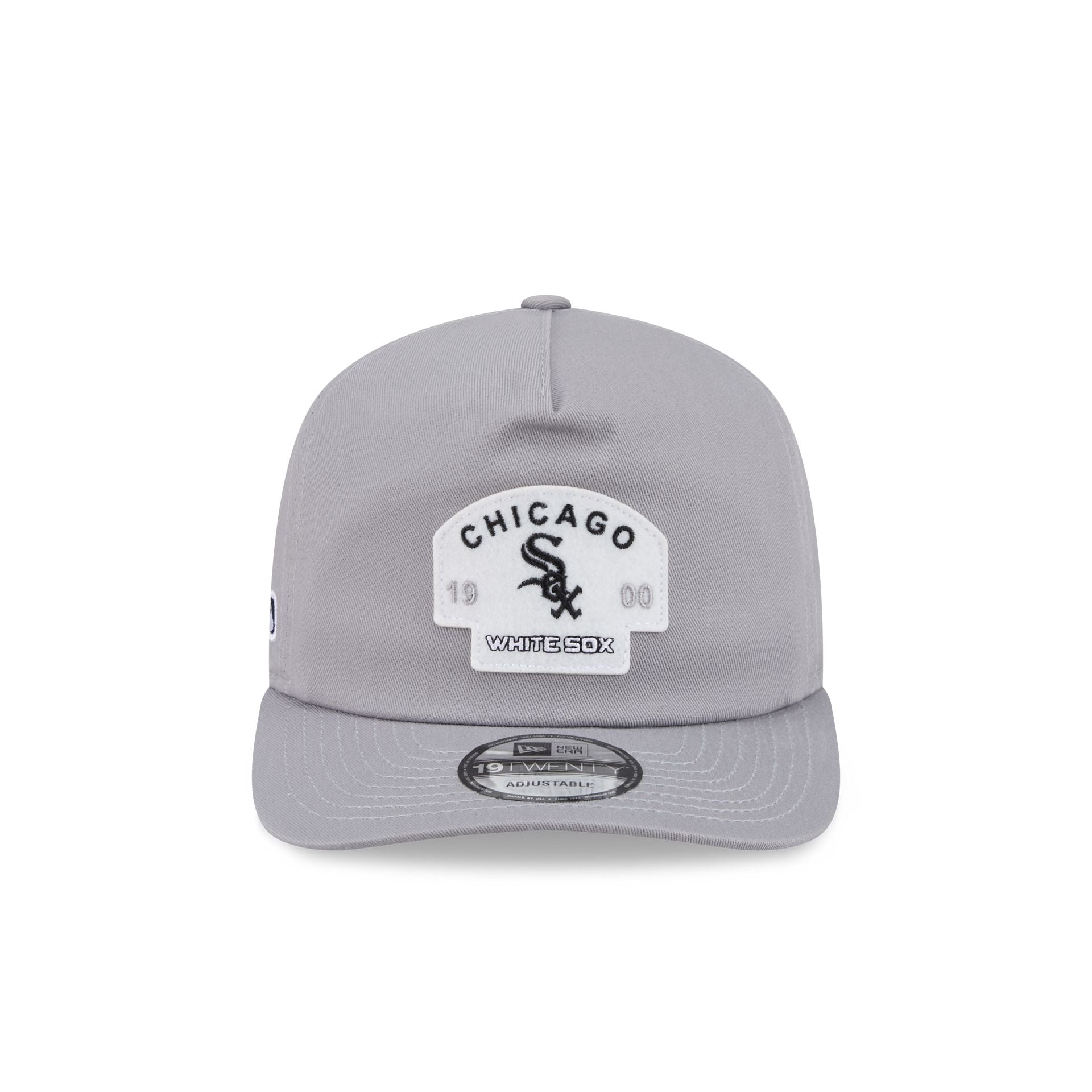 Chicago White Sox Felt Patch Gray 19TWENTY Snapback Hat