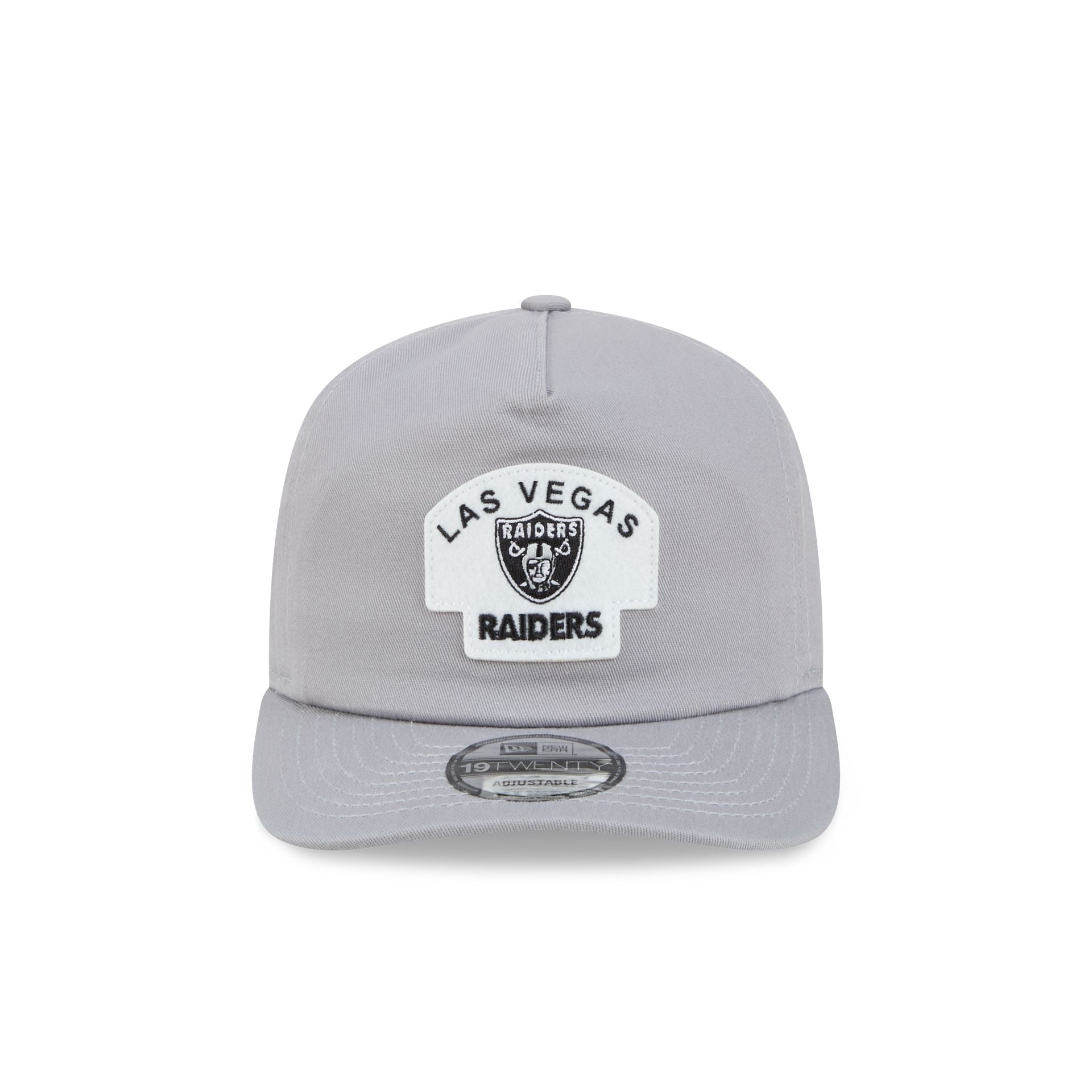 Las Vegas Raiders Felt Patch Gray 19TWENTY Snapback Hat