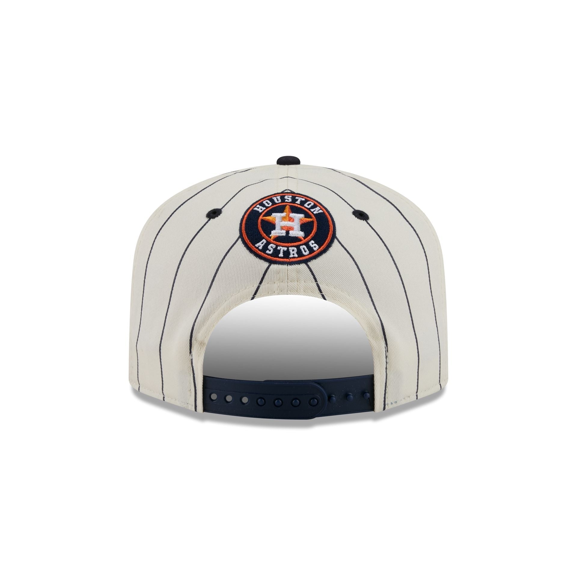 Houston Astros Chrome White Pinstripe 19TWENTY Snapback Hat