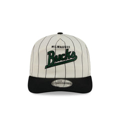 Milwaukee Bucks Chrome White Pinstripe 19TWENTY Snapback Hat