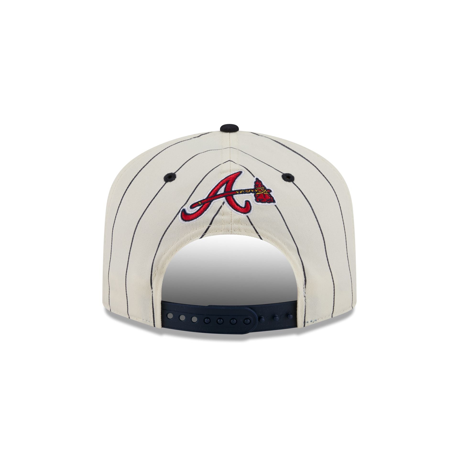Atlanta Braves Chrome White Pinstripe 19TWENTY Snapback Hat