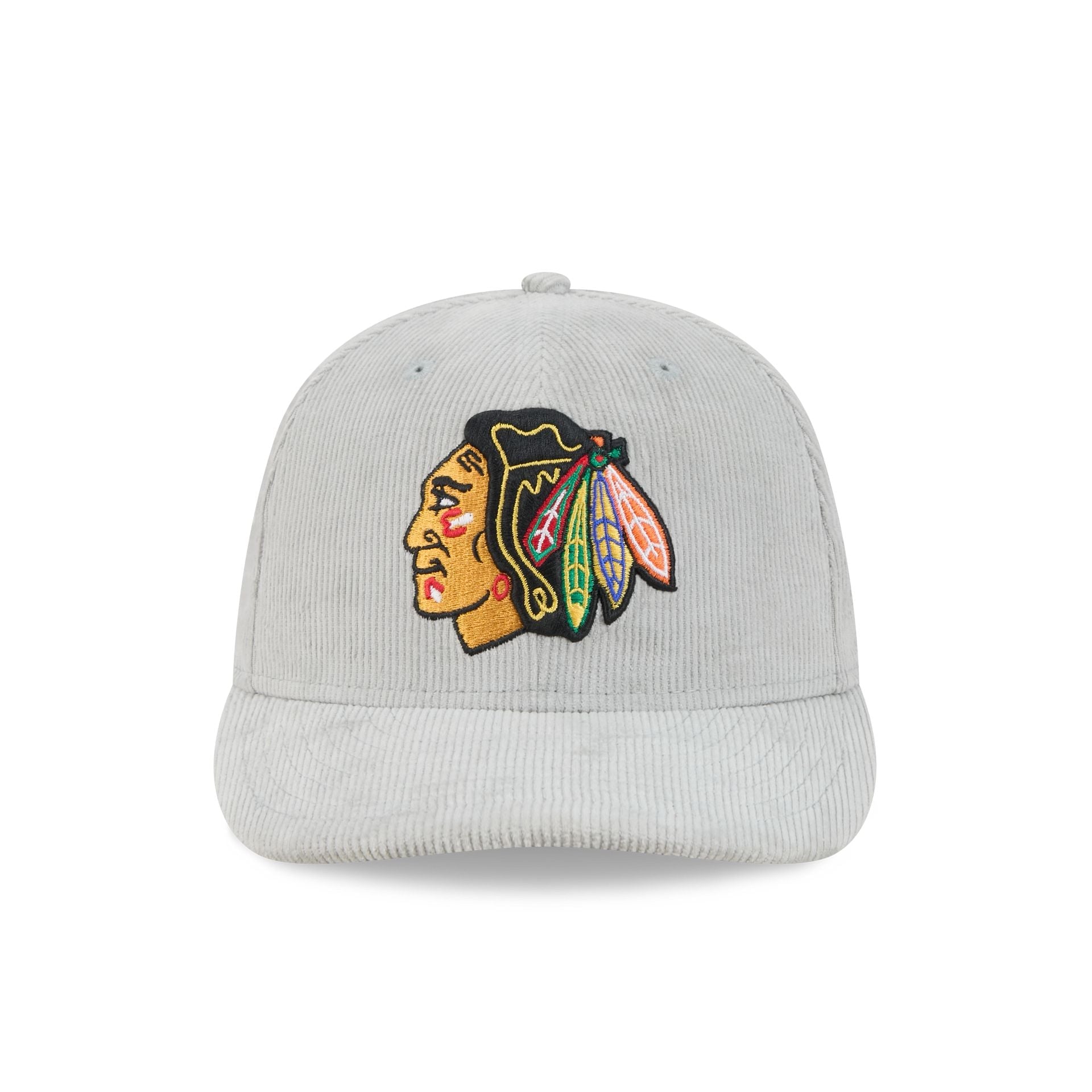 Chicago Blackhawks Light Gray Corduroy 59FIFTY Fitted Hat