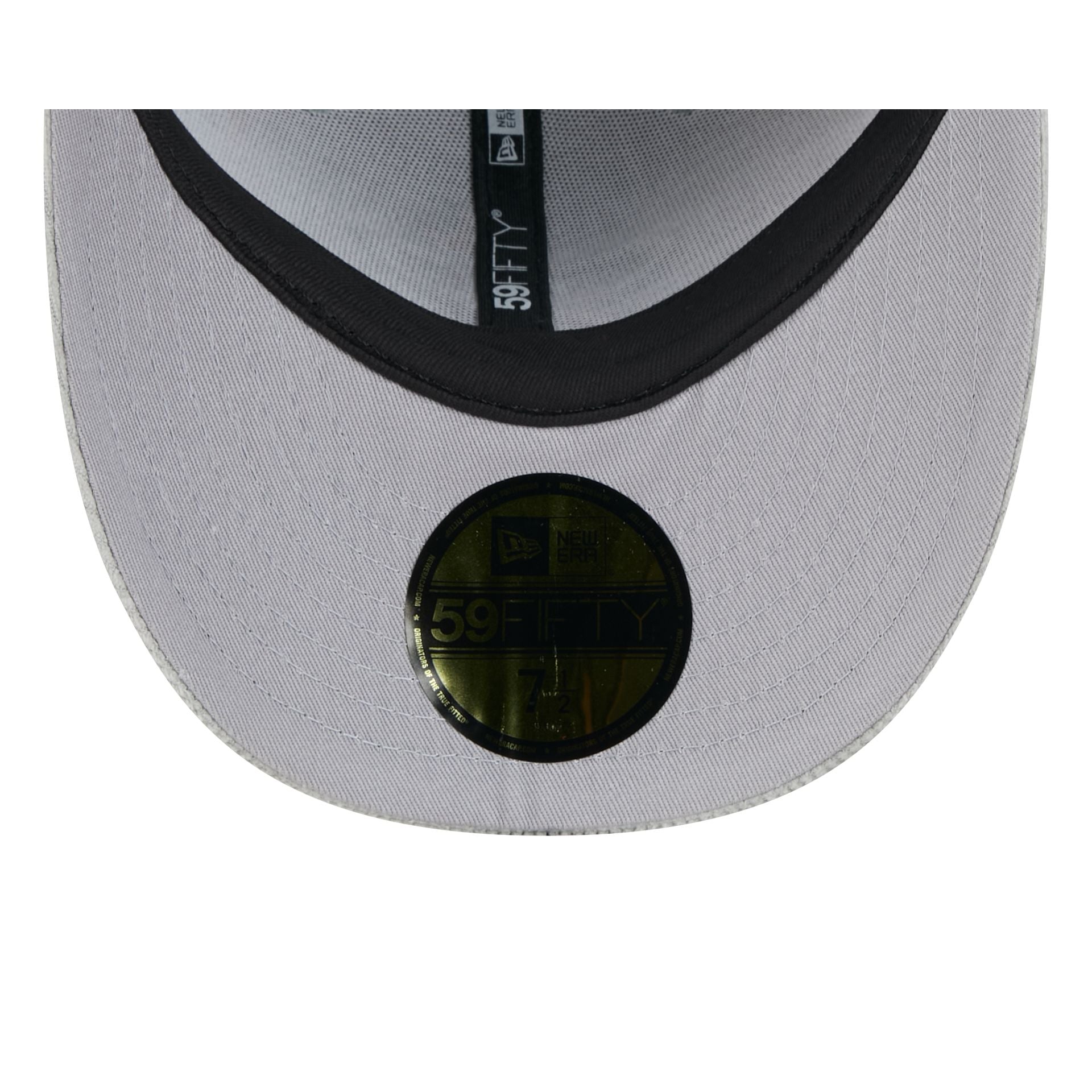 Miami Heat Light Gray Corduroy 59FIFTY Fitted Hat