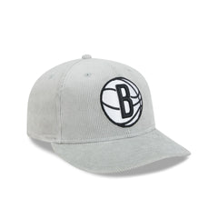 Brooklyn Nets Light Gray Corduroy 59FIFTY Fitted Hat